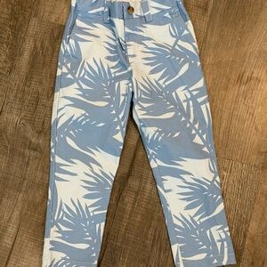 Vineyard Vines Blue Palm Print Pants | 4T